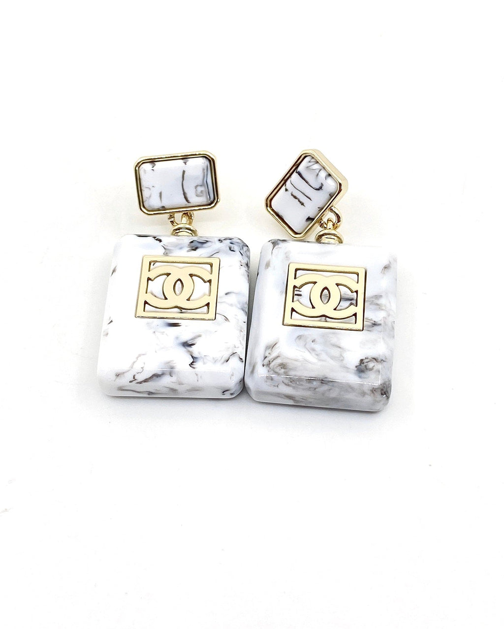 18K  Chanel Eternal No¡ã5 Earrings