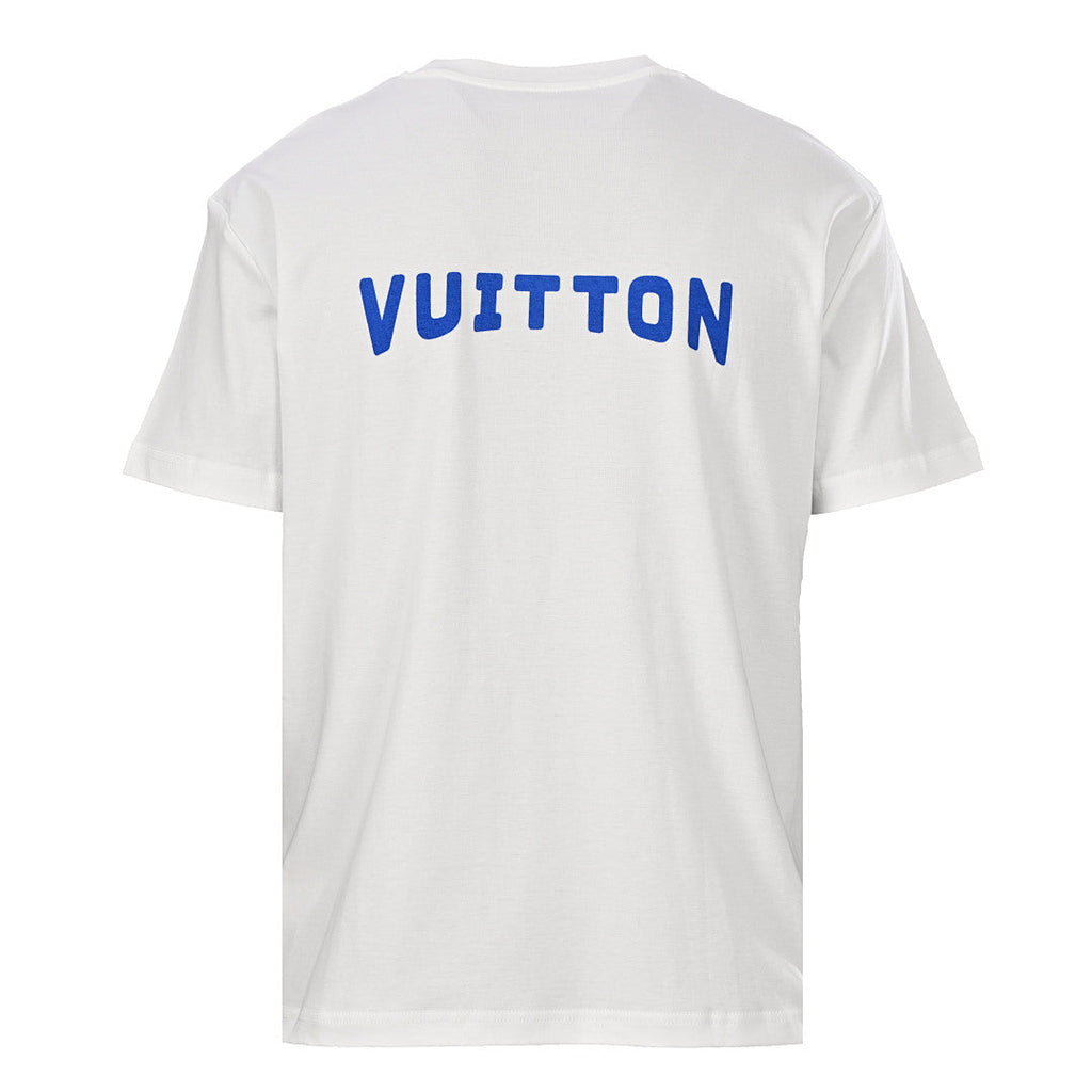 Louis Vuitton Short-Sleeve T-Shirt with Blue Circle Print