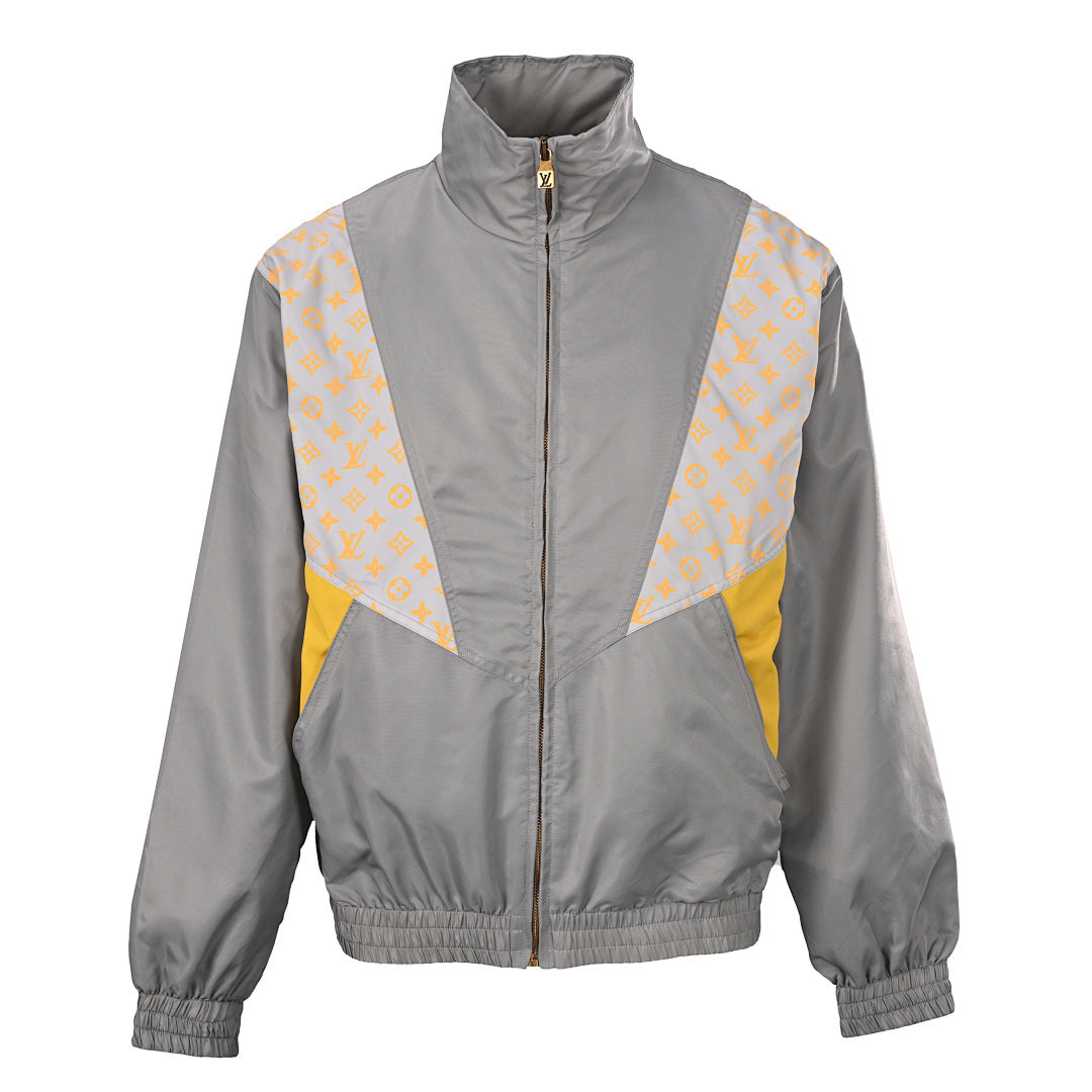 Louis Vuitton Color-block High-Neck Zip Jacket