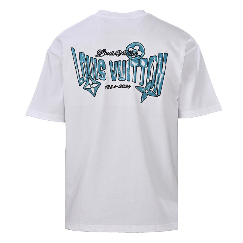 LOUIS VUITTON Bone Logo Short-Sleeve T-Shirt