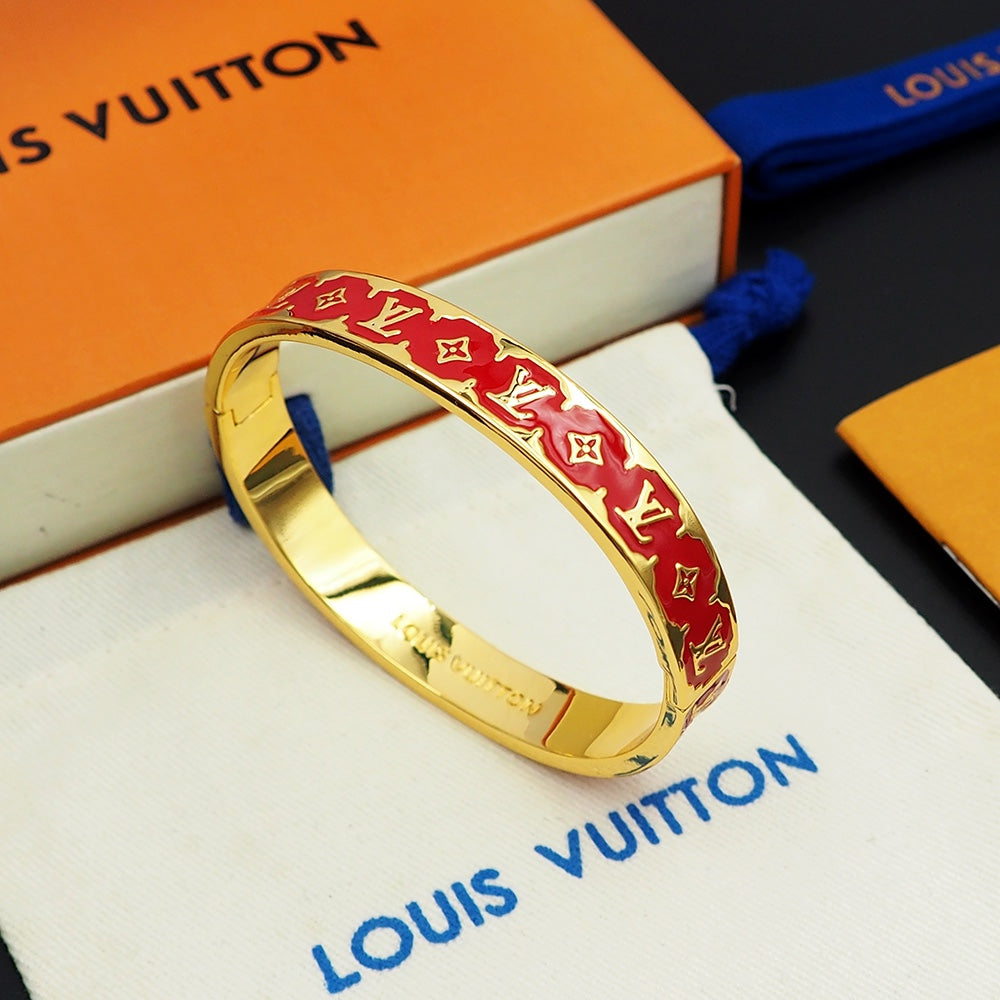 18K Louis Vuitton Color Monogram Bracelet